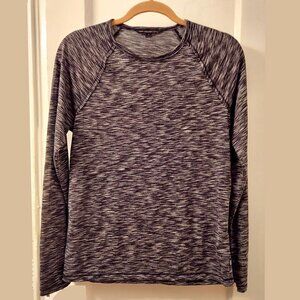 John Varvatos Star USA Shirt Men’s SM Raglan Crew Neck Long Sleeve Ash Heather